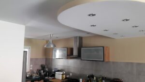 Rénovation plafonds et Murs Teinte chouquettes et Antarctique